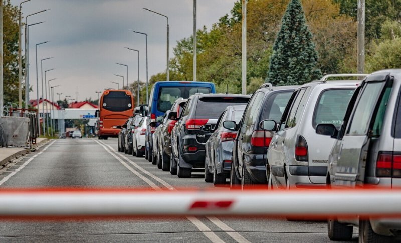 На польском направлении зафиксировано скопление свыше  единиц транспорта