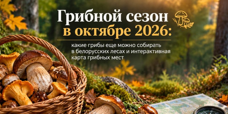 За какими грибами белорусы отправляются в лес в октябре