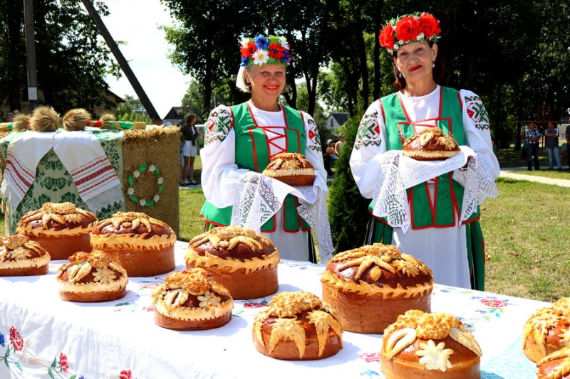 Хлеборобы госпредприятия Голынка встретили Дожинки
