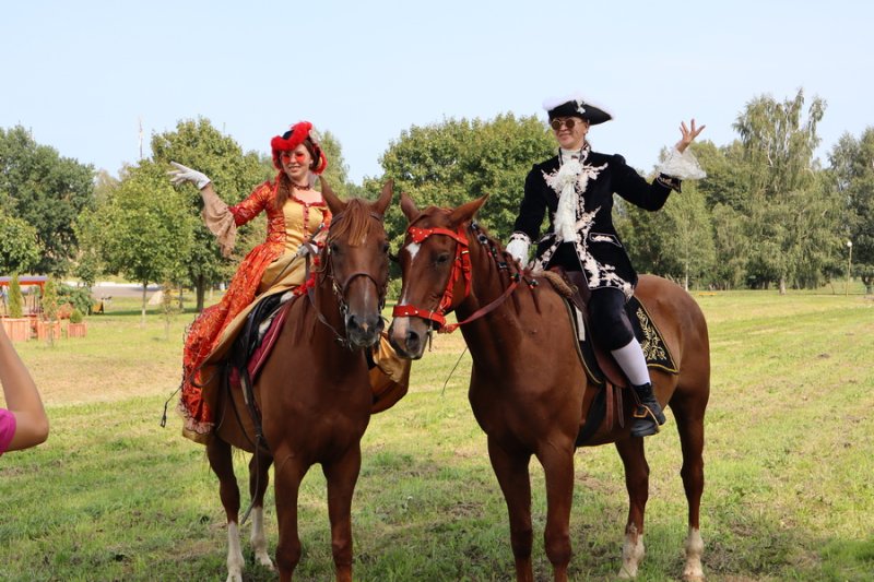 Уникальное конное шоу прошло в рамках Ганненскага крмашу