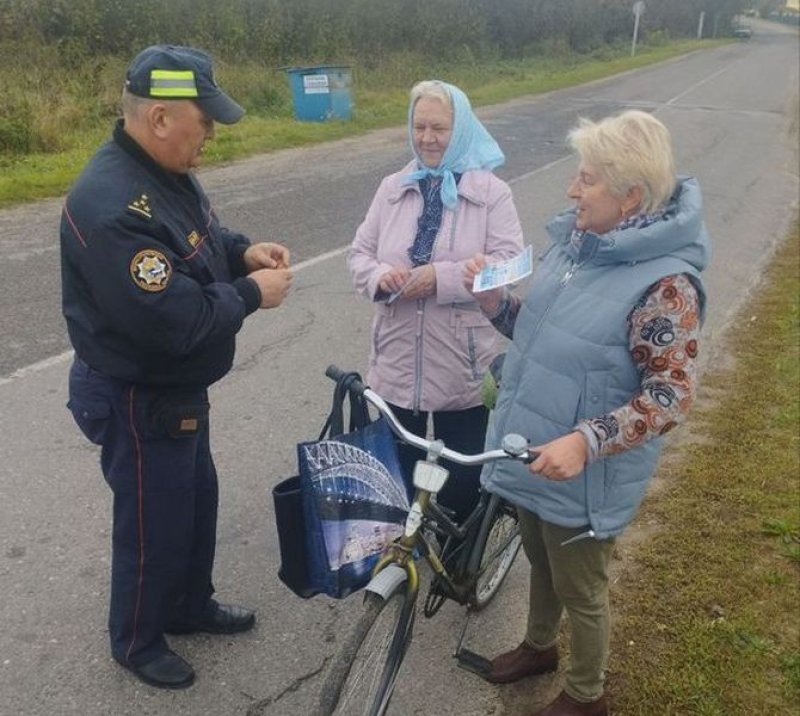 Госавтоинспекция провела работу по профилактике ДТП с участием гужевого транспорта и велосипедистов