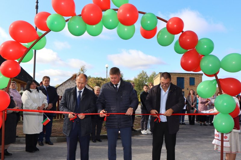 Подарок к празднику агрогородка В Деречине открыли два новых социальнозначимых объекта