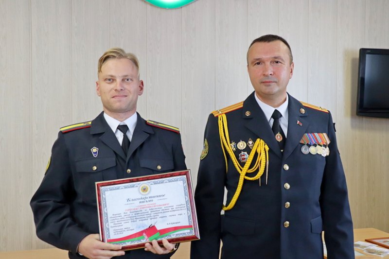 На страже безопасности В Зельве поздравили сотрудников Департамента охраны МВД Республики Беларусь