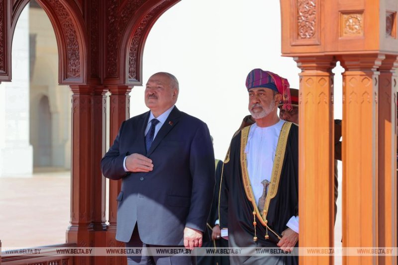 Александр Лукашенко в Маскате провел переговоры с Султаном Омана