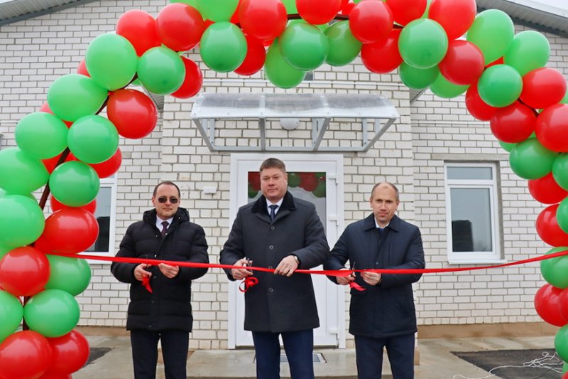 На Зельвенщине открыли молочнотоварный комплекс Угринь на  голов