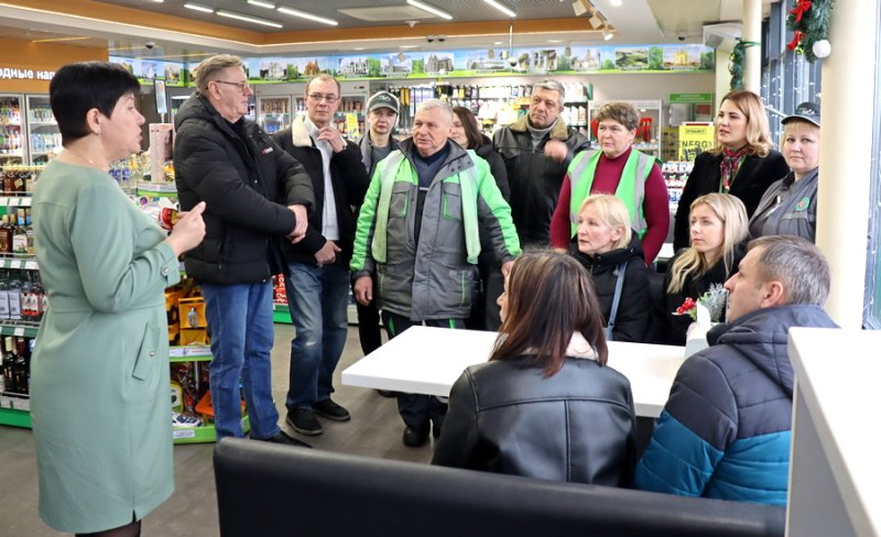 Нина Галыня провела информационную встречу с коллективом АЗС