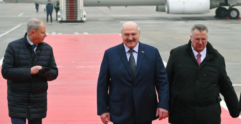 Александр Лукашенко прибыл с официальным визитом в Россию