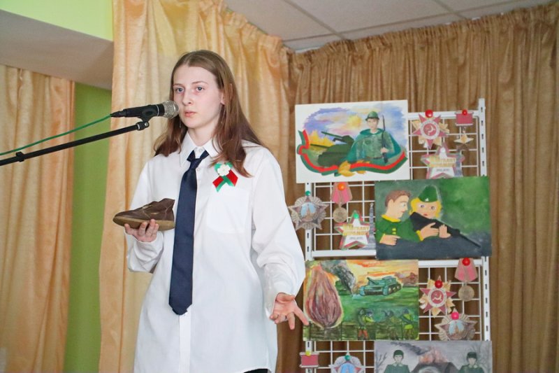 В Зельвенской санаторной школеинтернате прошел Урок мужества и мира