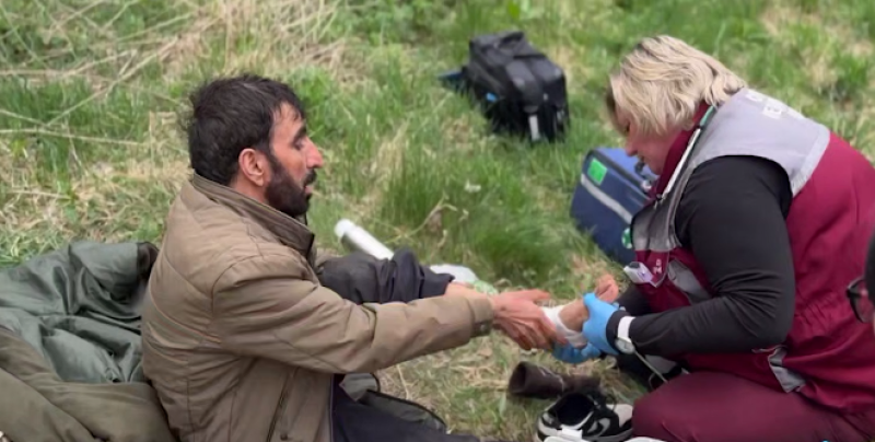 Литовские силовики выбросили на белорусскую территорию избитого беженца