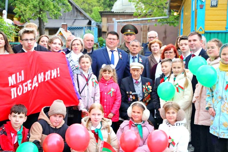 Член Совета Республики Павел Ошурик принял участие в торжественном чествовании ветерана Великой Отечественной войны