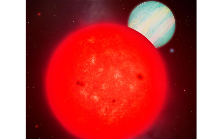Ученые обнаружили гигантскую планету вращающуюся вокруг маленькой звезды