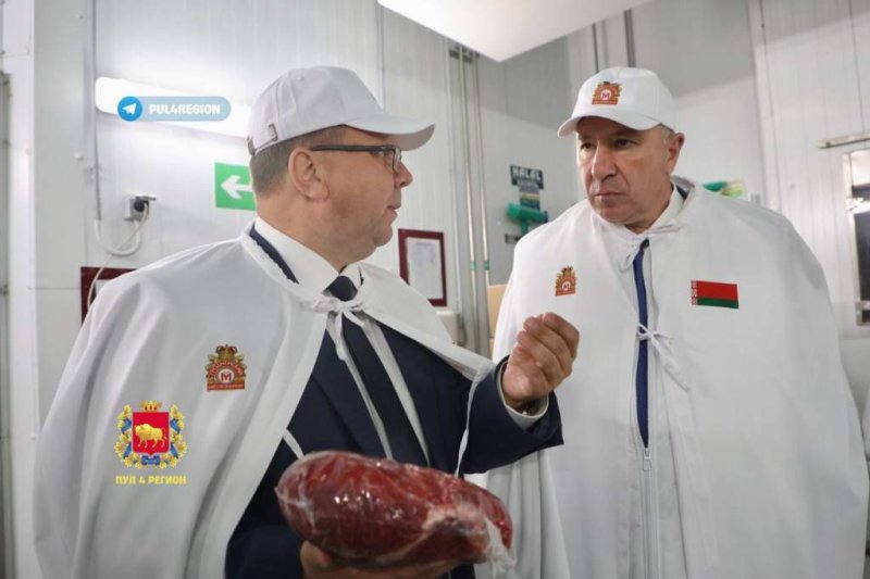 Юрий Караев и Константин Бурак посетили ОАО Гродненский мясокомбинат