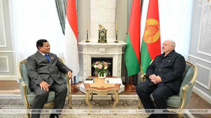 Александр Лукашенко провел встречу с Президентом Индонезии Прабово Субианто