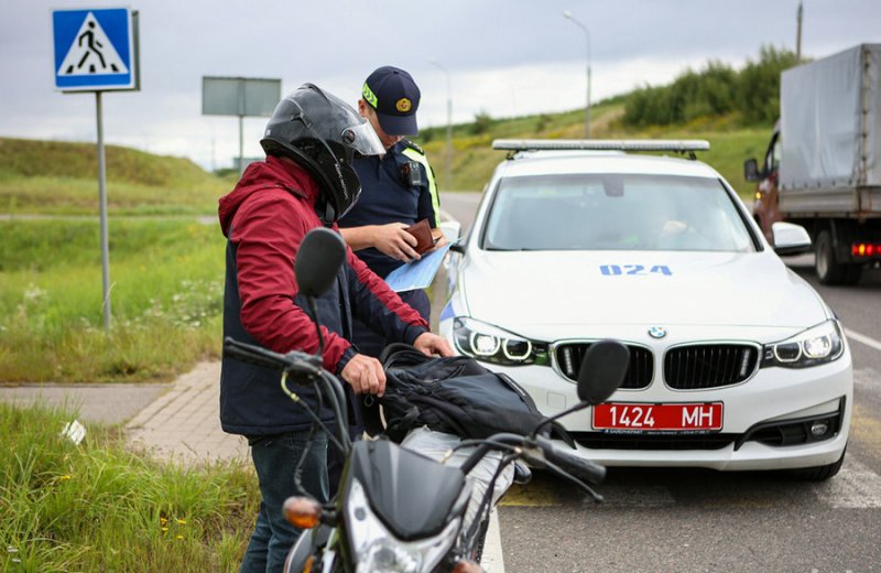 ГАИ напоминает мотоциклистам правила безопасности