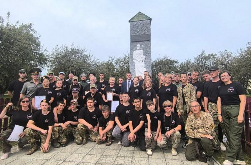 Торжественный митинг Вахта Памяти по увековечению памяти погибших при защите Отечества посвящённый летию Великой Победы подвёл итоги полевых по