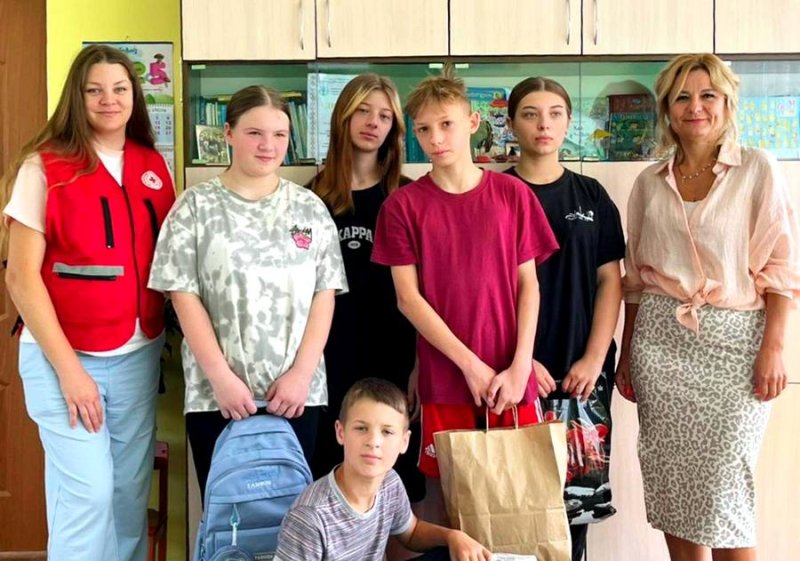 К акции Соберем детей в школу присоединилась РО Белорусского Красного Креста