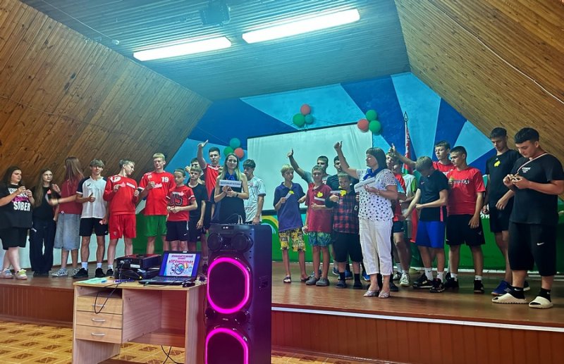 Республиканский проект PROздоровье развернулся в лагере Голубая волна