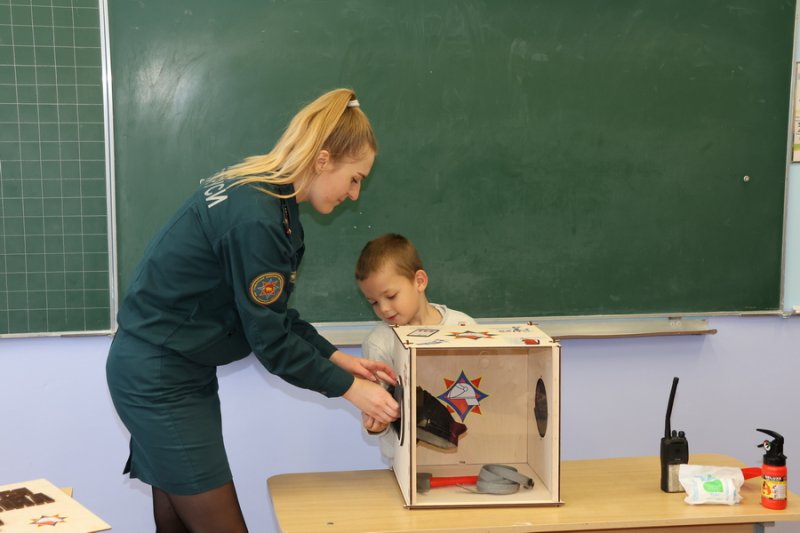 В Мижеричской базовой школе учат безопасности