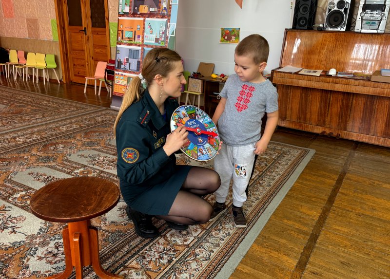 Воспитанники детского сада  стали участниками  урока безопасности от МЧС