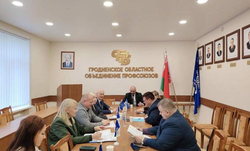 Член Совета Республики Павел Ошурик принял участие в заседании Президиума Гродненской областной организации Белорусского профессионального союза работ