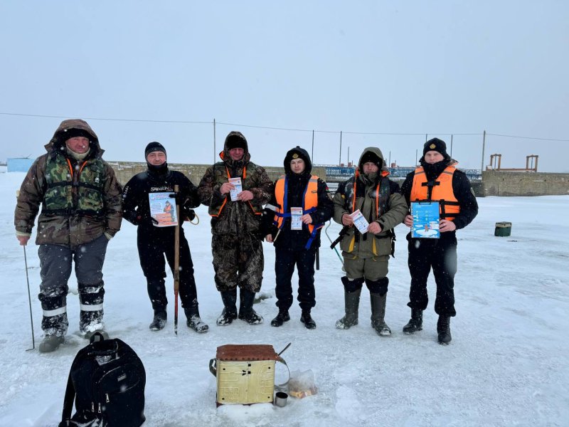 Зимний патруль на Зельвенском водохранилище безопасность рыбаков  общая задача