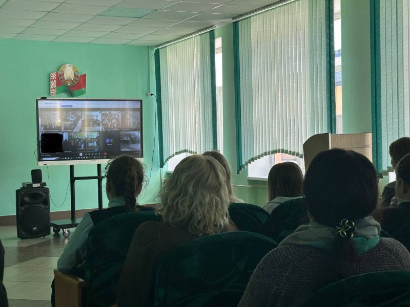 В гимназии  организовали стримконференцию с заключенными ИК  гВолковыска осужденными за наркопреступления