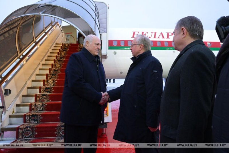 Начался рабочий визит Александра Лукашенко в Россию в Москве Президент примет участие в заседании ВГС