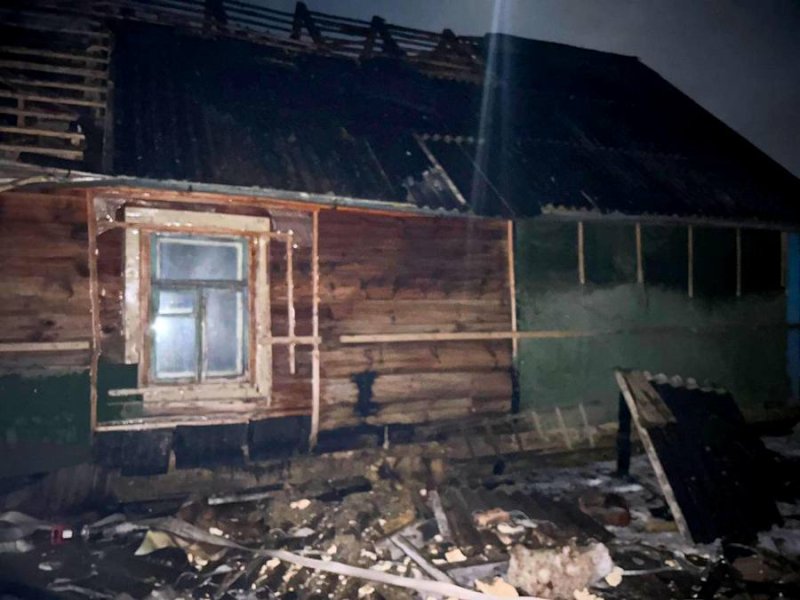 Дом в огне Еще один пожар зафиксирован в районе