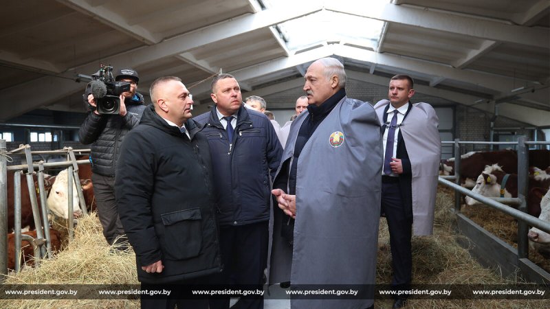 Рабочая поездка Президента в Дрибинский район  Могилевской области