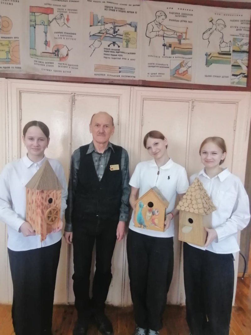 Скворечник  это не просто домик это целый мир Как школьники создают уют для пернатых друзей