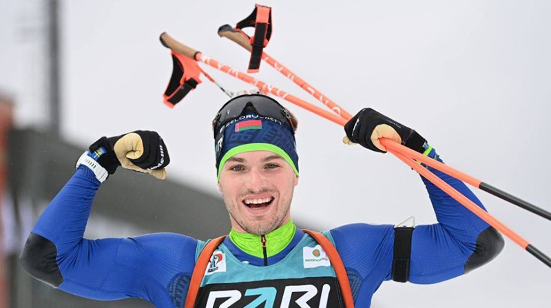 Белорусские биатлонисты выиграли мужскую эстафету на чемпионате России