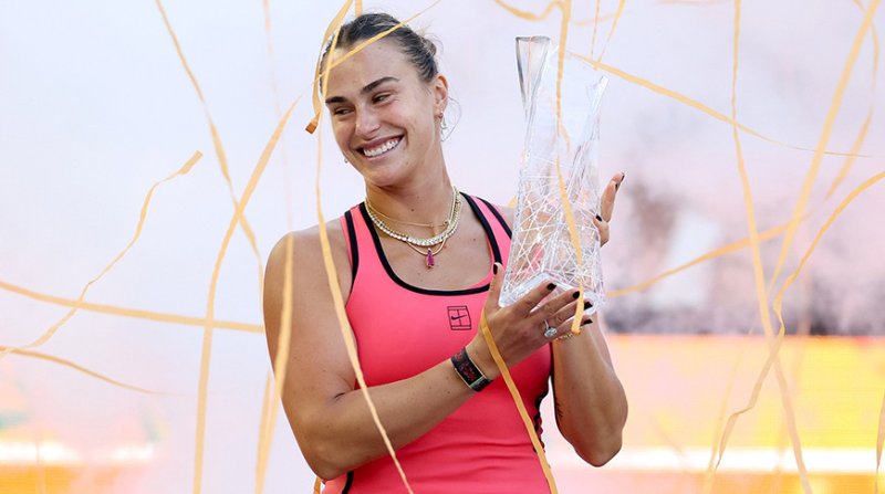 Соболенко во второй раз выиграла турнир WTA в Майами