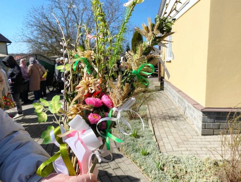 Вход Господень в Иерусалим отметили  апреля православные христиане Зельвенщины