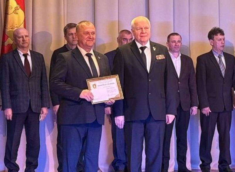 Подполковник милиции в запасе Валерий Парфенчик отмечен высокой наградой