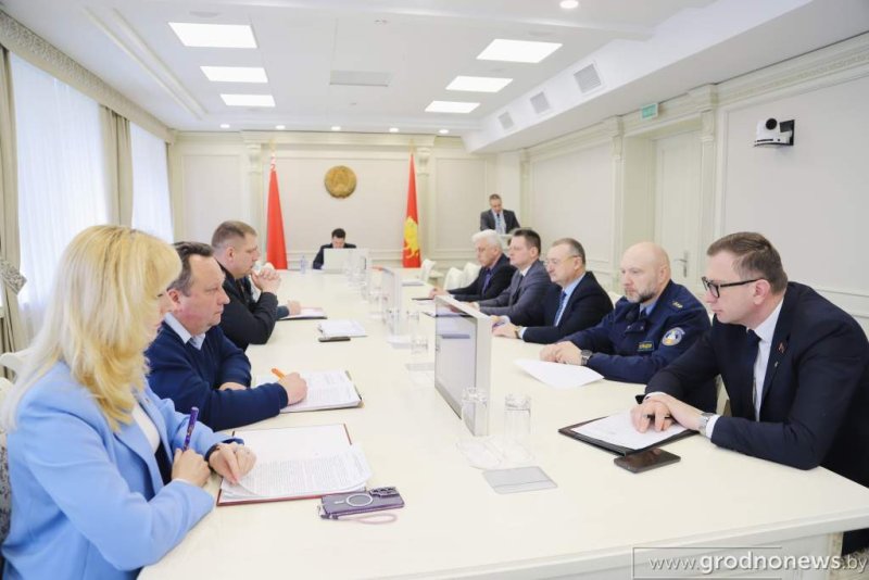 Право на безопасный труд на заседании Гродненского облисполкома обсудили как снизить производственный травматизм