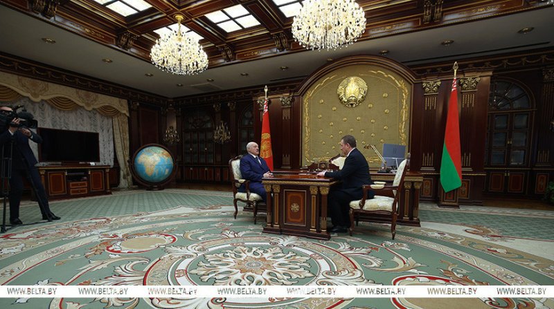 Александр Лукашенко принял с докладом премьерминистра