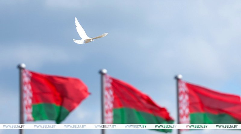 Аляксандр Лукашэнка абраная народам трыяда дзяржаных смвала стала неадемнай часткай нашай пасядзённасц