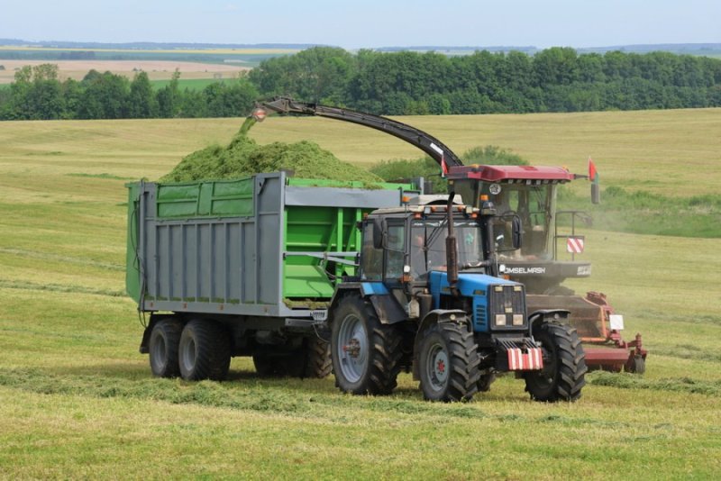 На Гродненщине продолжается кормозаготовка